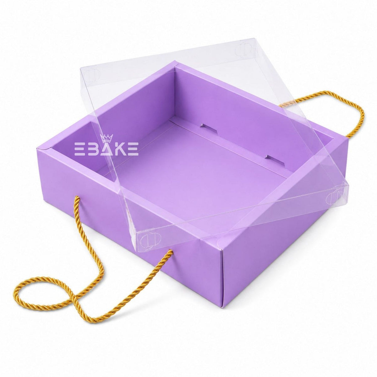Hamper Box With Transparent Lid (Set of 2)10*8*3