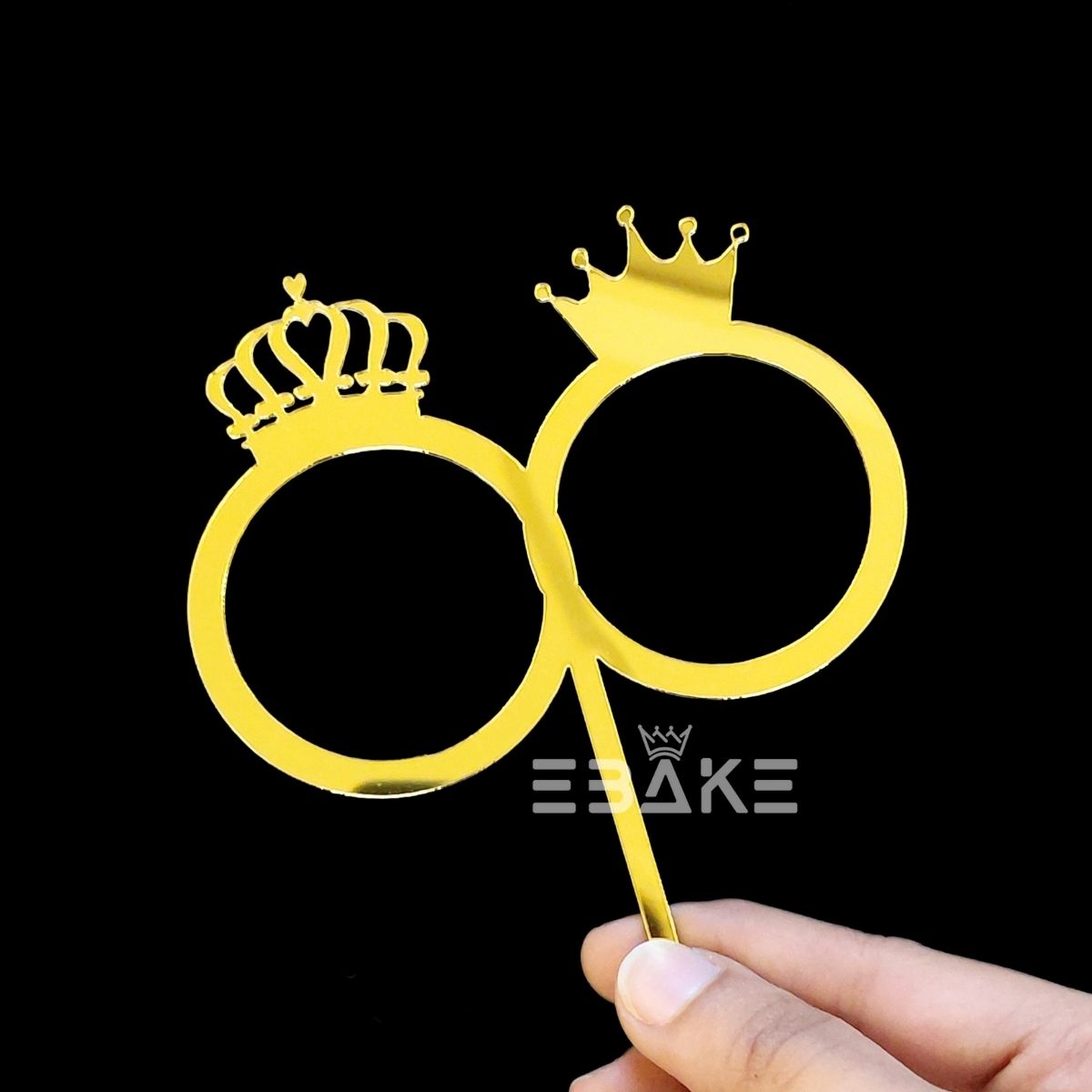 Ring Cake Topper 4 Inch