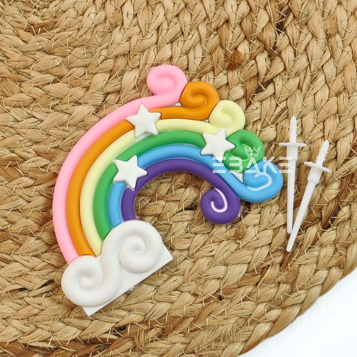 Rainbow Cake Topper
