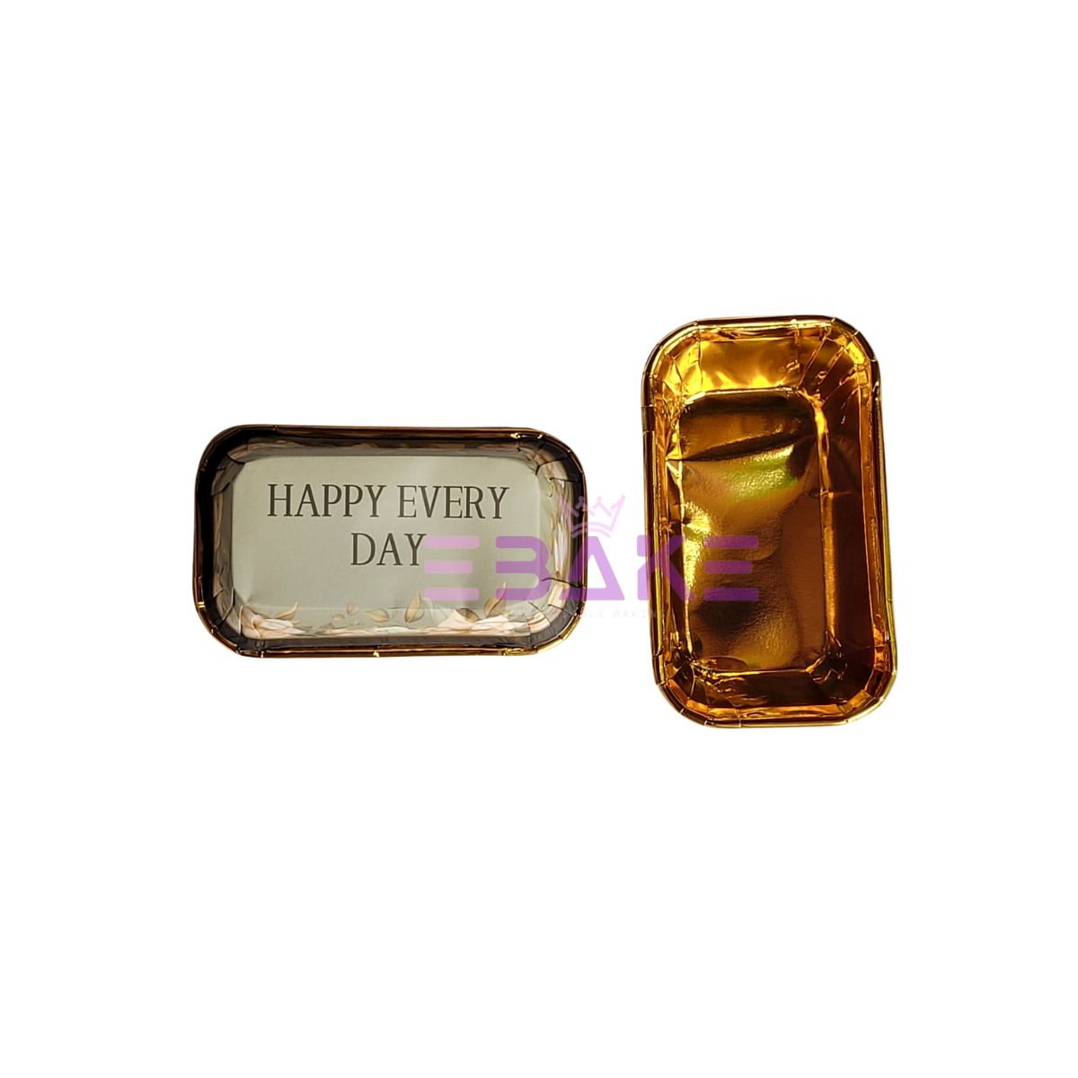 Printed Bake and Serve Mini Loaf Cake Mould (Set of 50 Pieces)