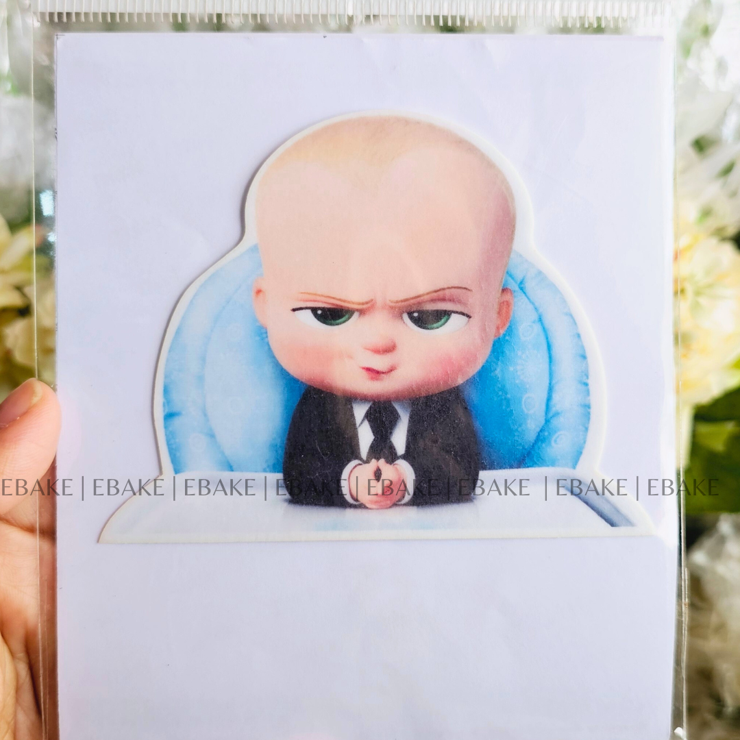 Boss Baby Edible Theme Topper