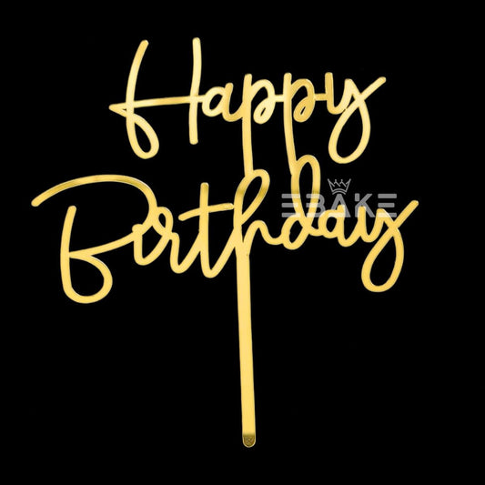 Happy Birthday Cake Topper