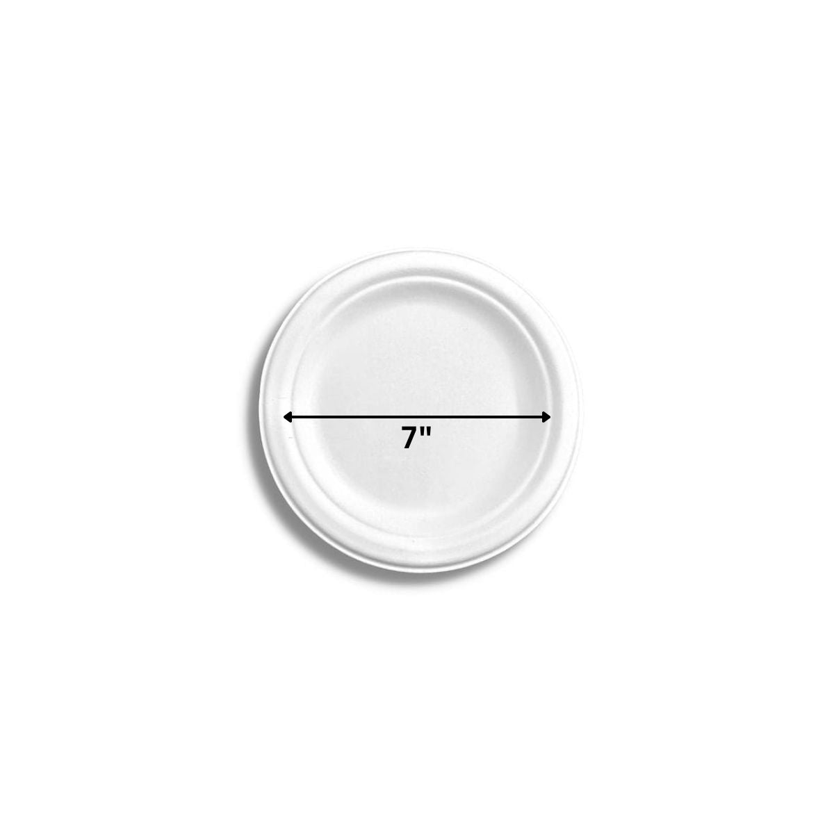 Disposable Plates 7" (Bagasse)