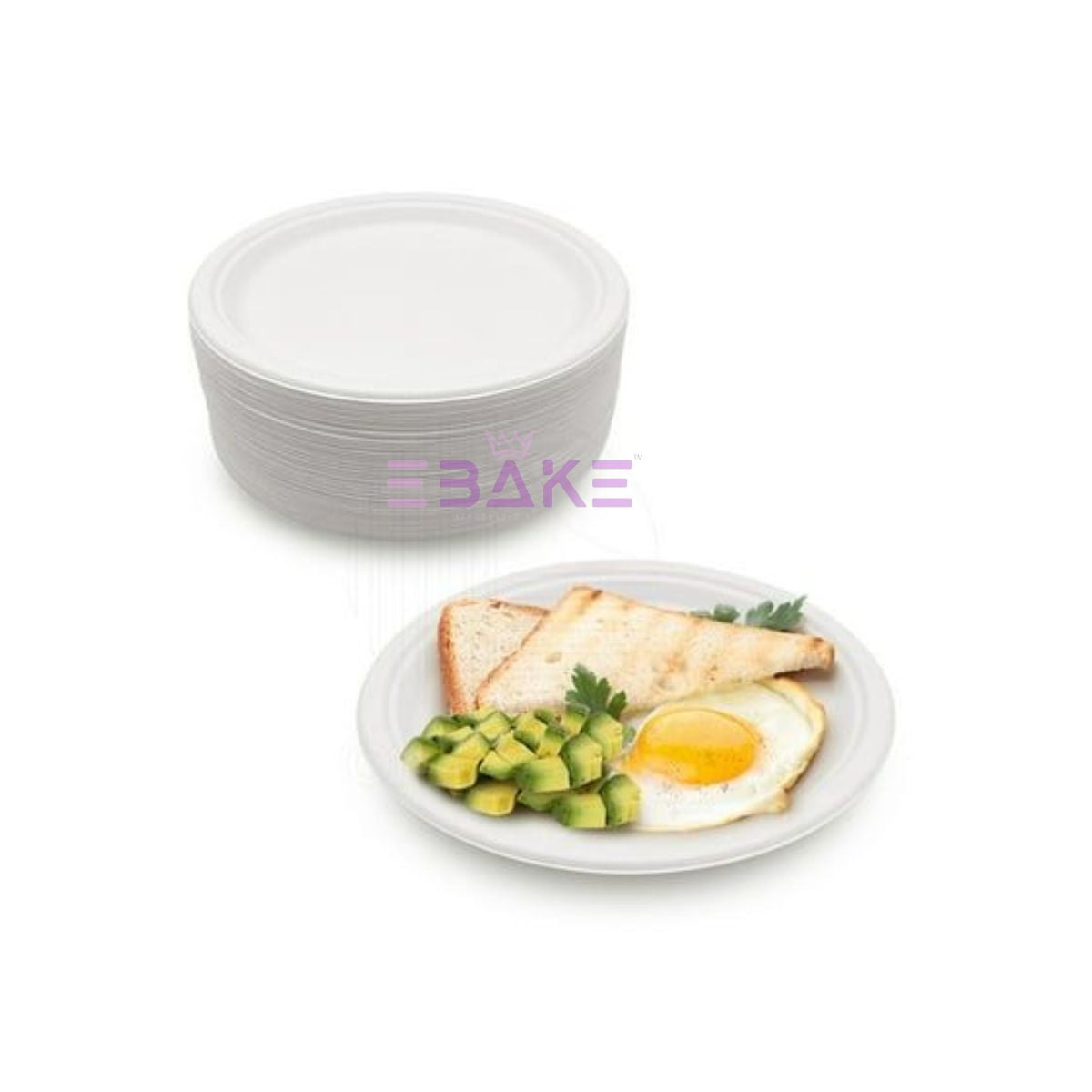 Disposable Plates 9" (Bagasse)