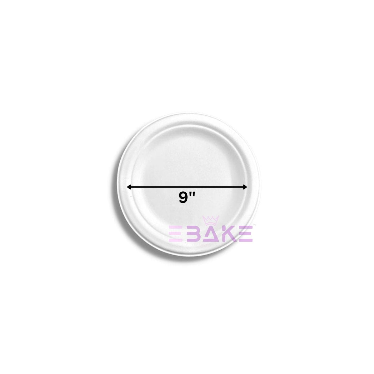 Disposable Plates 9" (Bagasse)