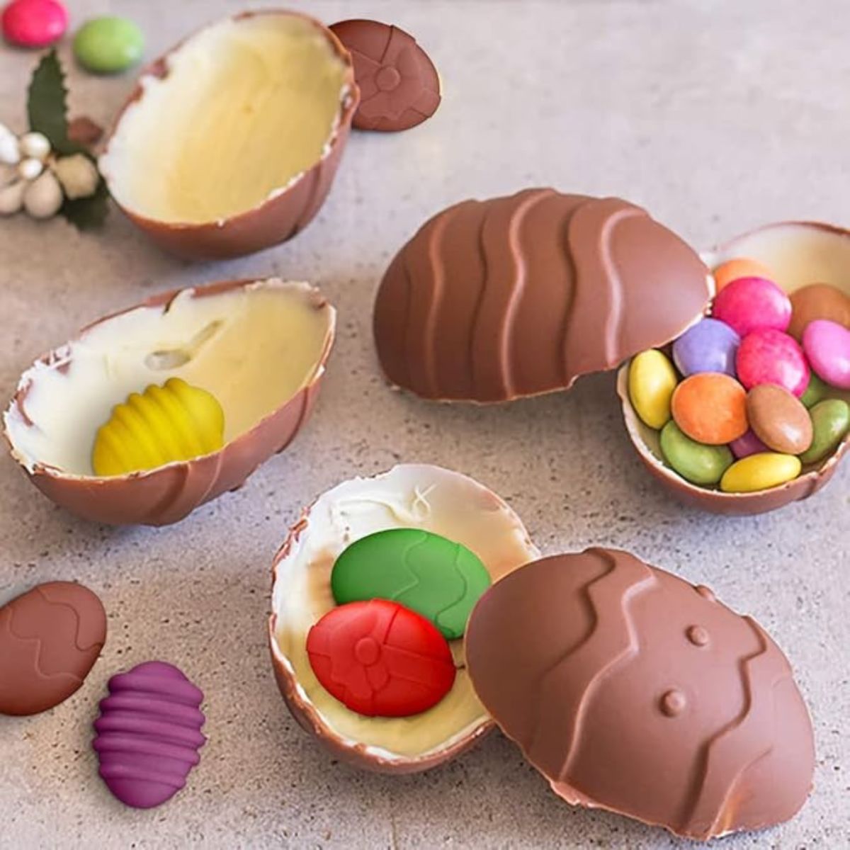 15 Cavity Easter Eggs Chocolate Silicone Mould
