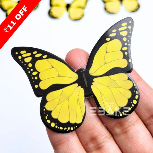 Paper Butterflies - Yellow (Set of 10 Pieces)