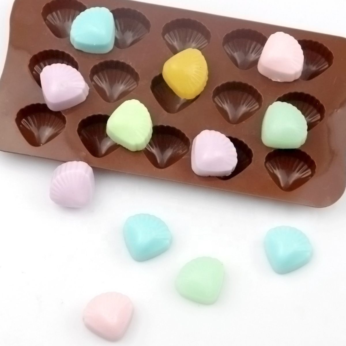 15 Cavity Sea Shell Chocolate Silicone Mould