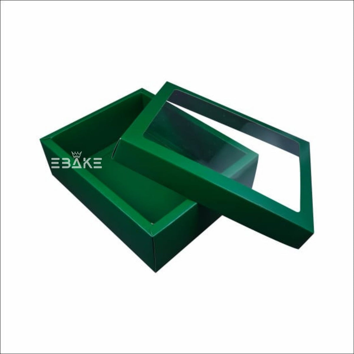 Hamper Box With Transparent Lid (Set of 2)10*8*3