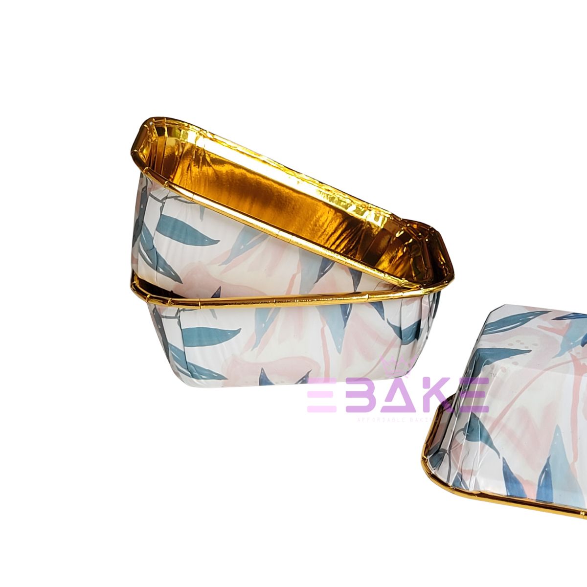 Printed Bake and Serve Mini Loaf Cake Mould (Set of 50 Pieces)