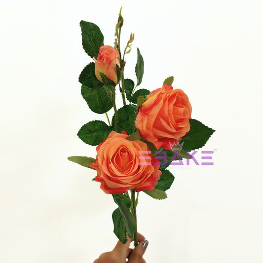 A1766 Premium Lifelike Rose Bunch Medium