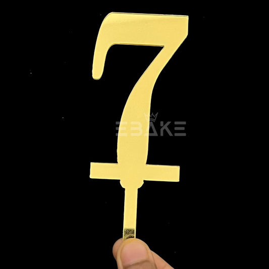 Number 7 Cake Topper 4.5inch
