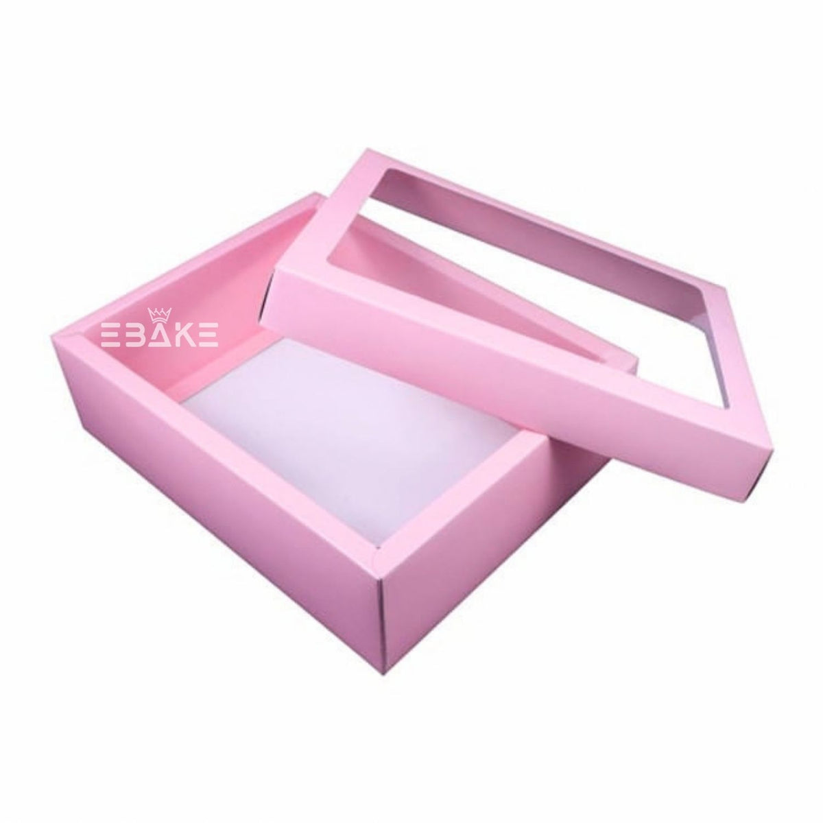 Hamper Box With Transparent Lid (Set of 2)10*8*3