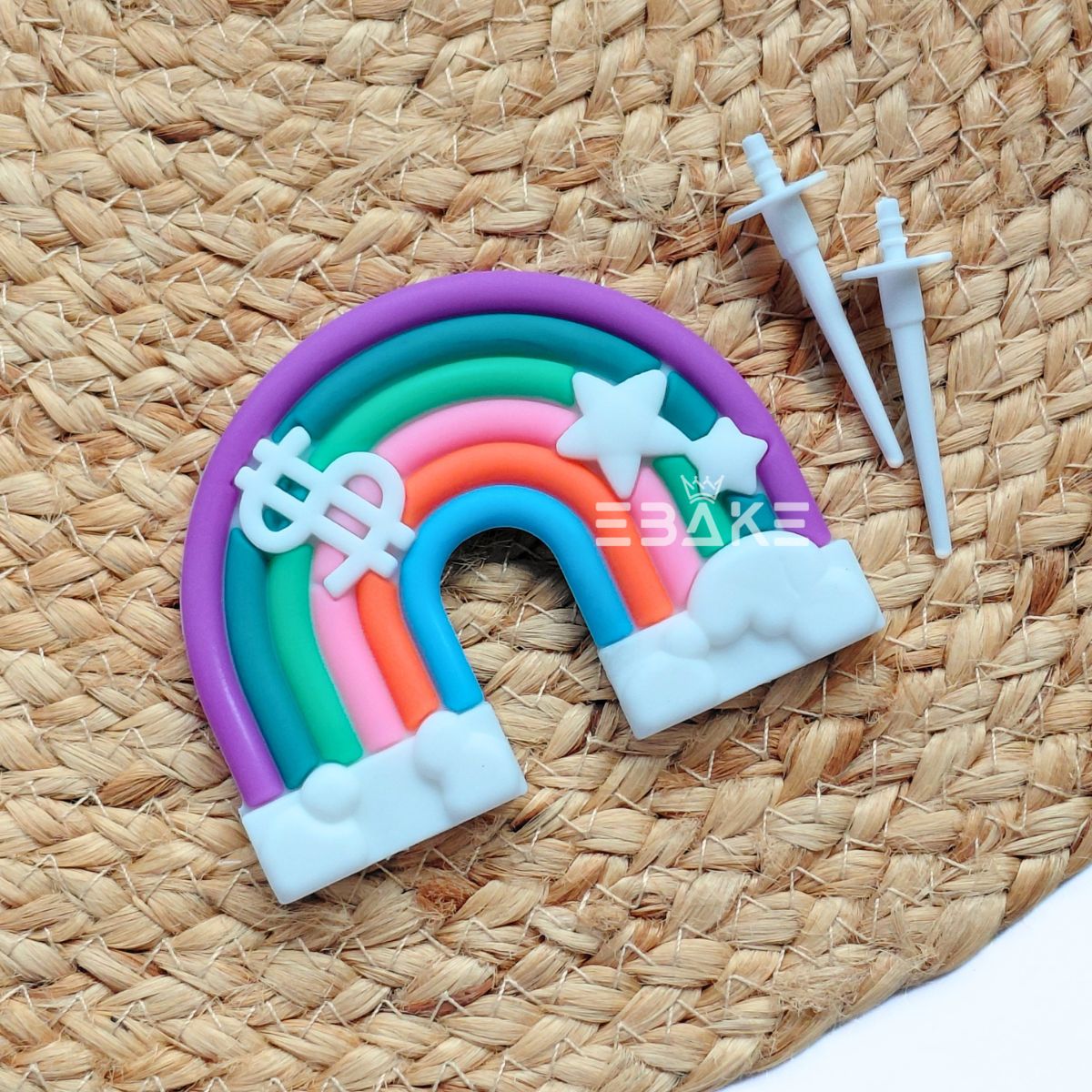 Rainbow Cake Topper
