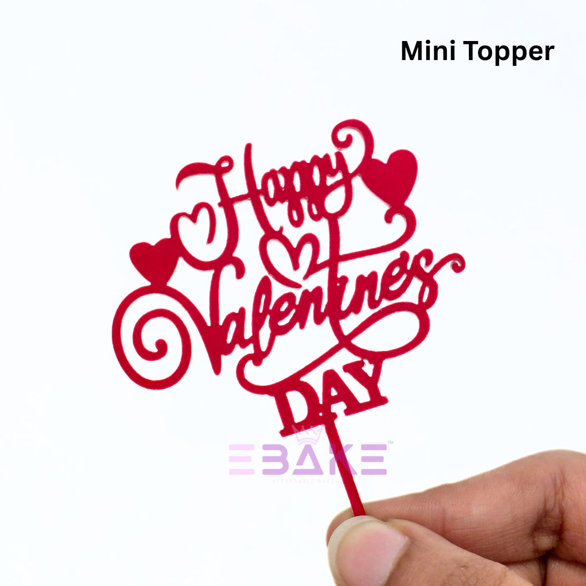Happy Valentine's Day Mini Topper