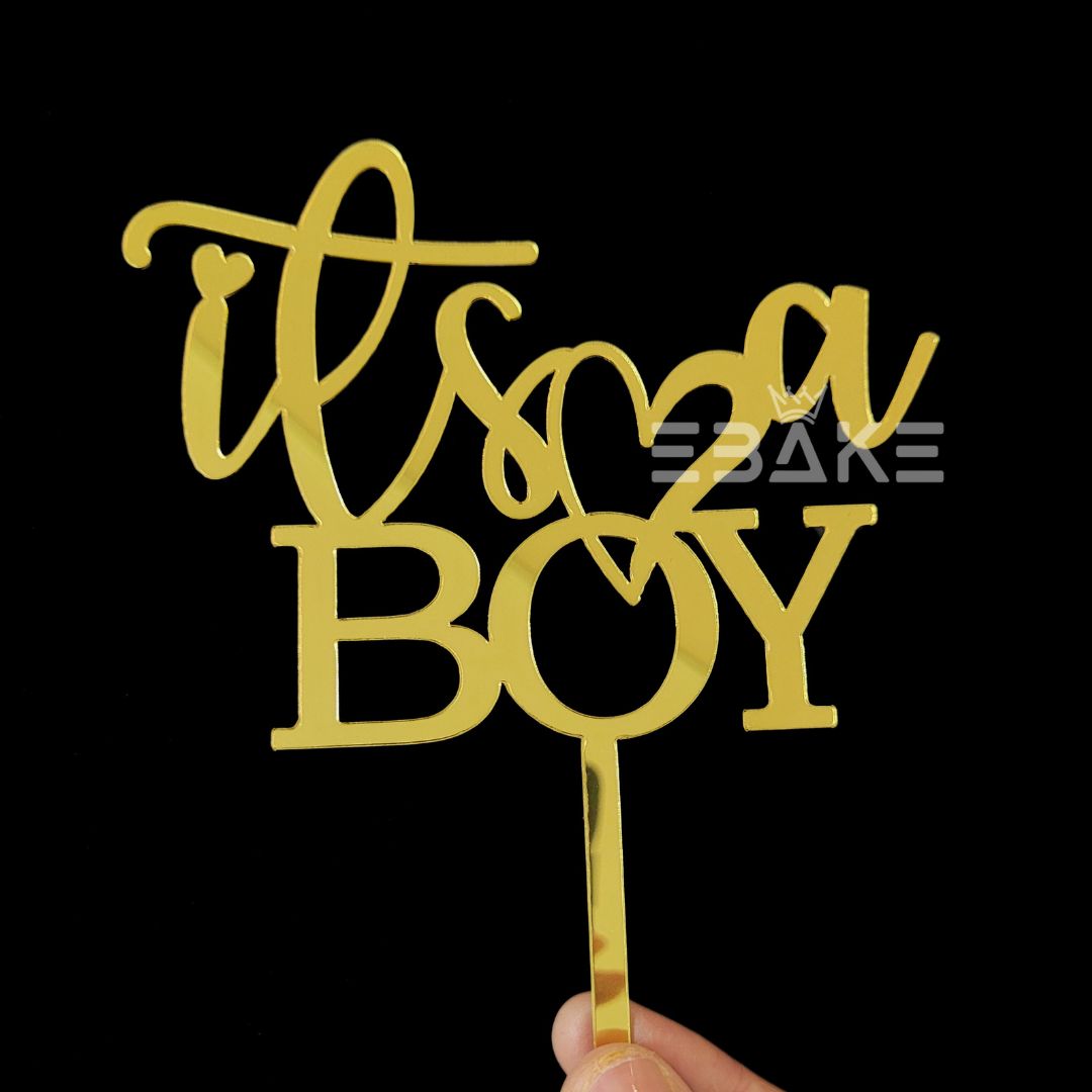 It's A Boy Cake Topper