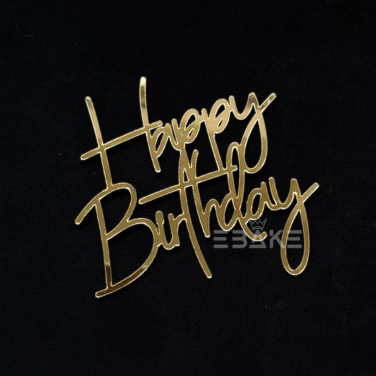 Mini Happy Birthday Cutout (Set Of 6)