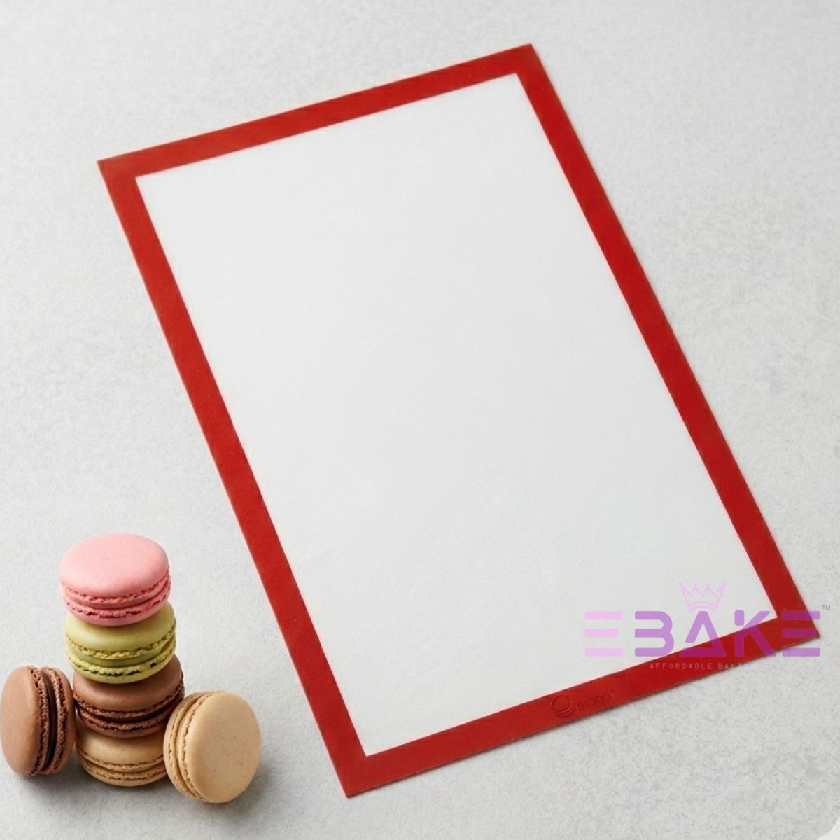 Macaron Baking Mat / Non Stick Silicone Baking Sheet 40*60 (Red)