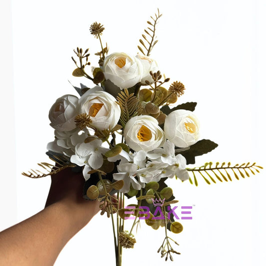 A1956 Peony Bunch With Fillers (White)