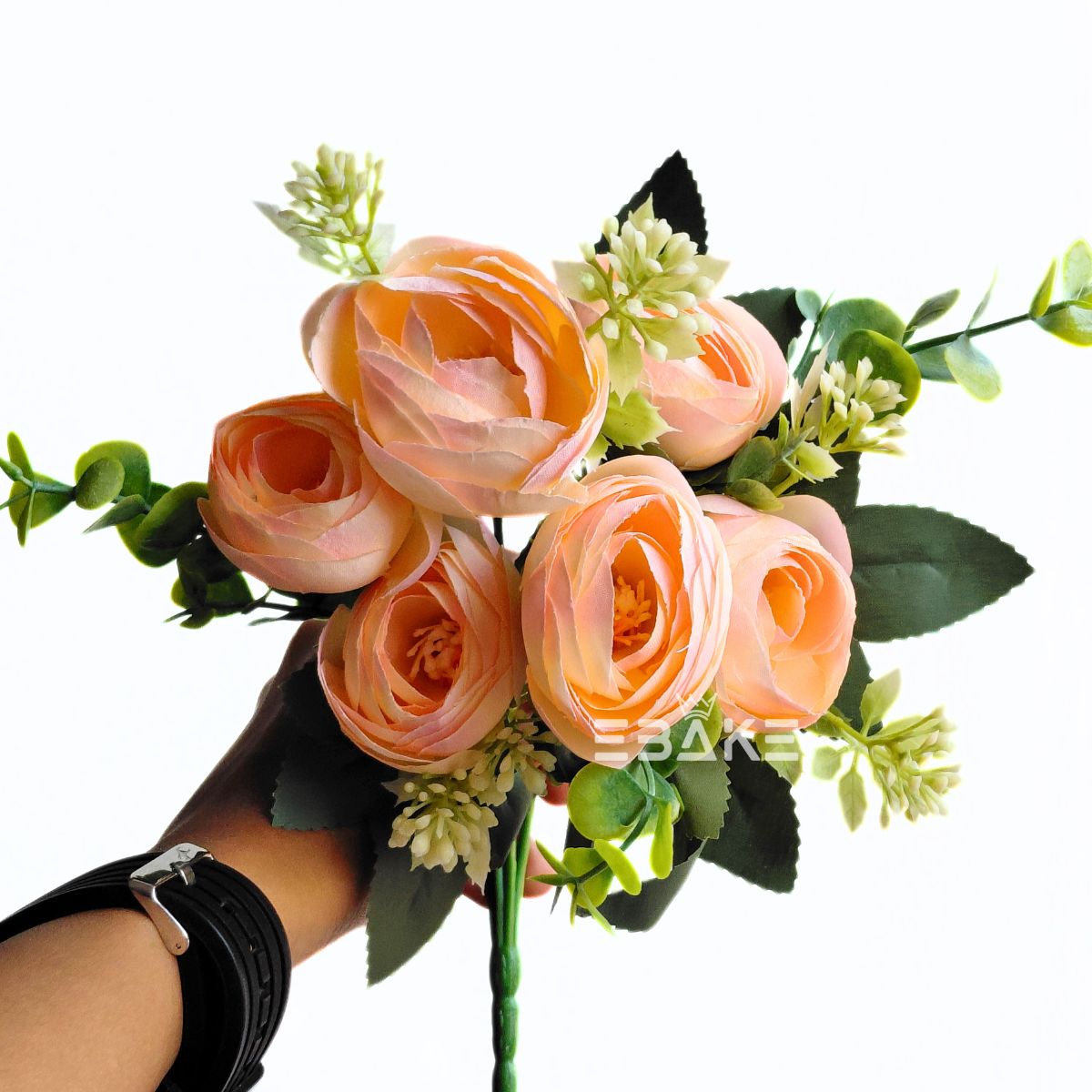 A2011 Peony Bunch with Fillers (Peach)
