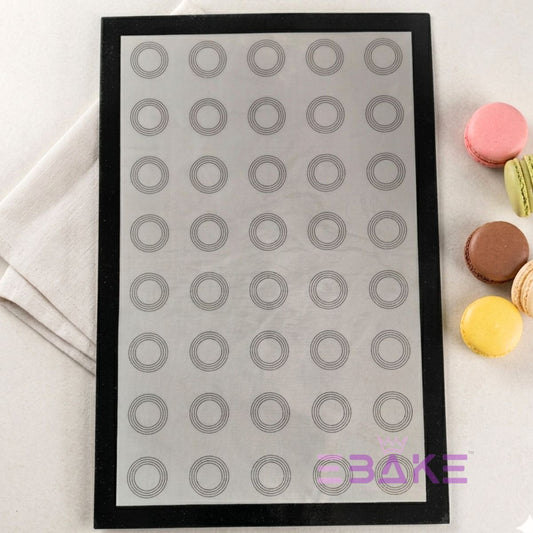 Macaron Baking Mat / Non Stick Silicone Baking Sheet 40*60 (Black)
