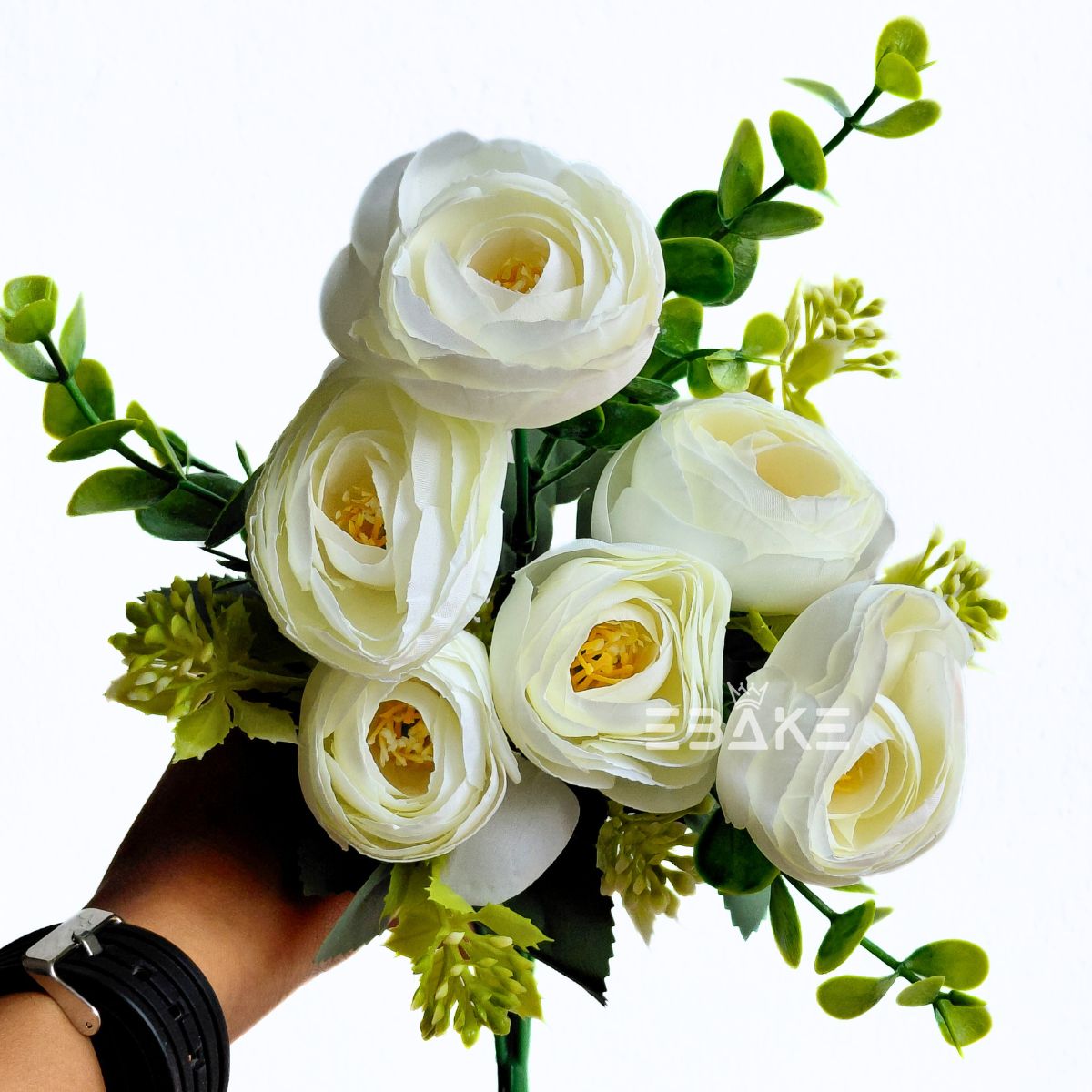 A2012 Peony Bunch with Fillers (White)