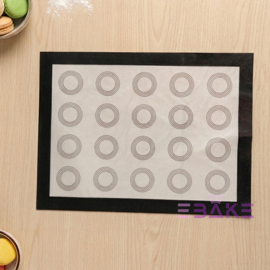 Macaron Baking Mat / Non Stick Silicone Baking Sheet 30*40cm (Black)