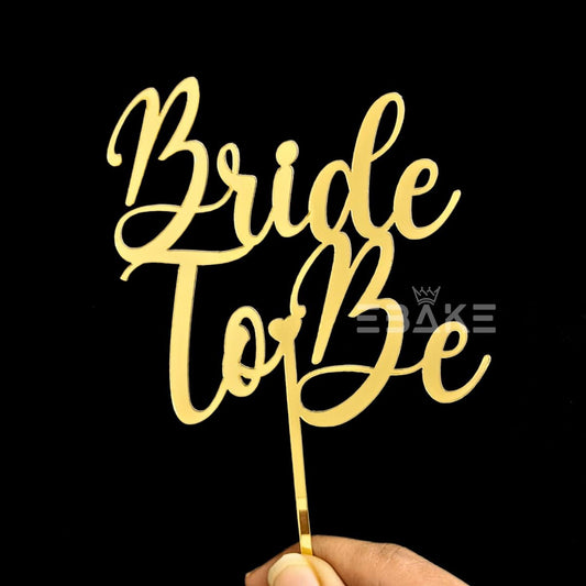 Bride To Be Cake Topper