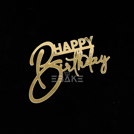 Mini Happy Birthday Cutout (Set Of 6)