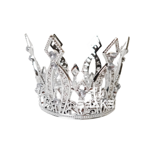 Medium Cake Crown - Silver