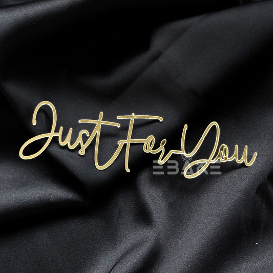 Just For You Cutout