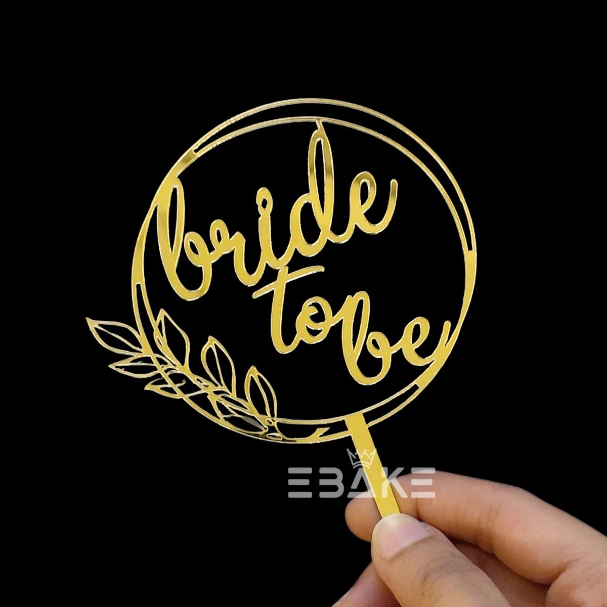 Bride To Be Cake Topper 4 Inch