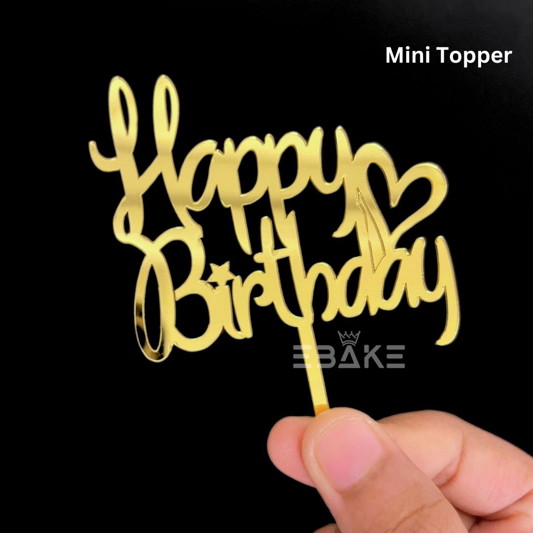 Happy Birthday Mini Topper