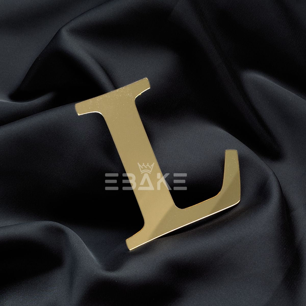 Alphabets A-Z Charm/Cutout Cake topper 3 Inch (Single Piece)