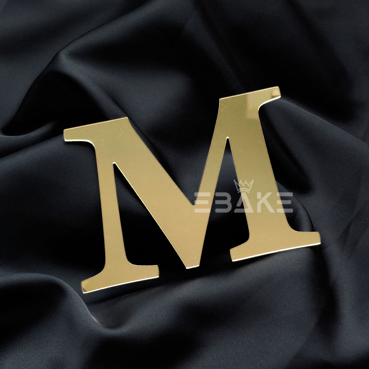 Alphabets A-Z Charm/Cutout Cake topper 3 Inch (Single Piece)