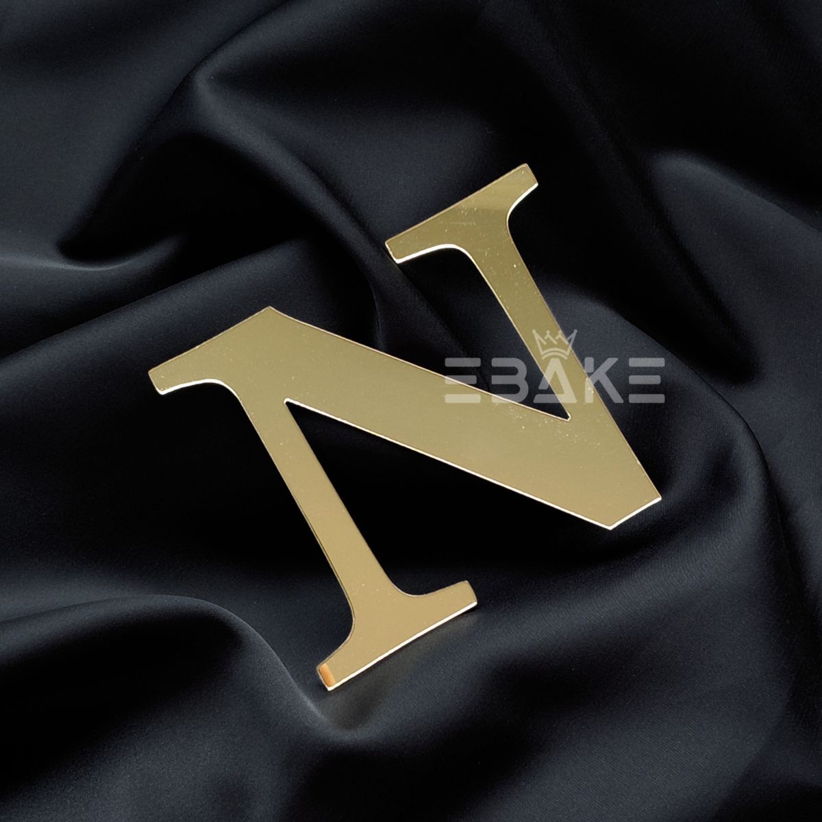 Alphabets A-Z Charm/Cutout Cake topper 3 Inch (Single Piece)
