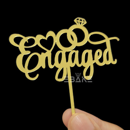 Engaged Mini Topper Golden