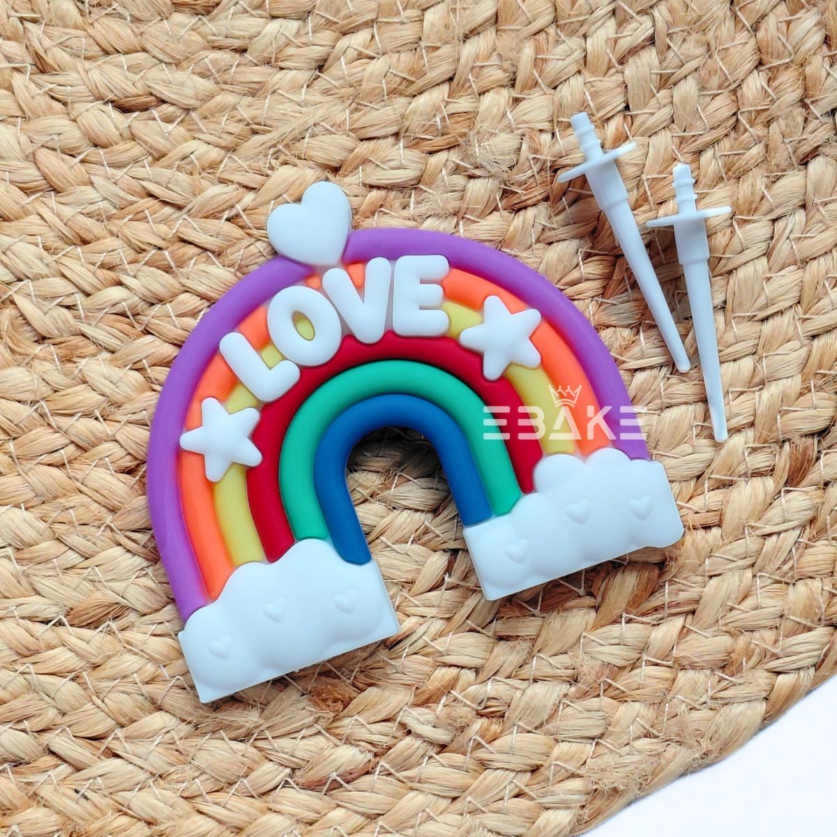 Rainbow Cake Topper