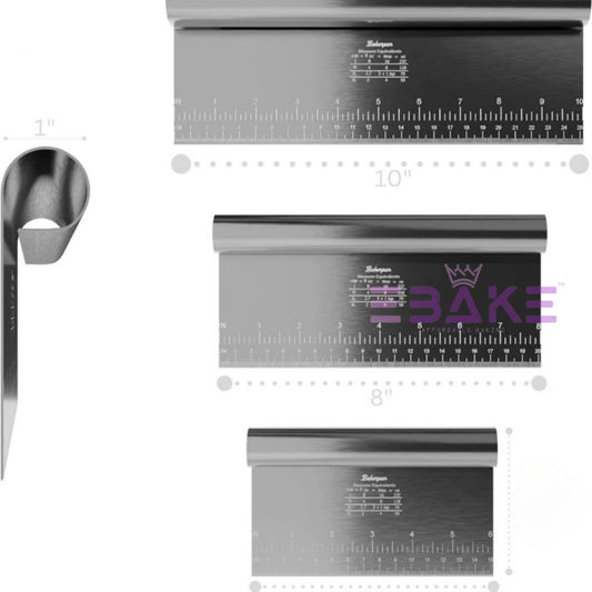 Stainless Steel Cake Scraper