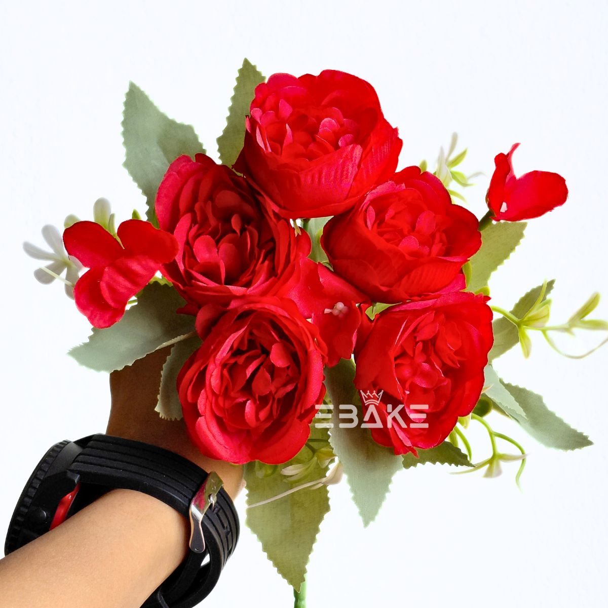 A2017 Peony Bunch with Fillers (Red)