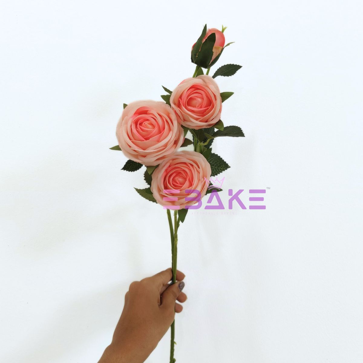 A1762 Premium Lifelike Rose Bunch Medium