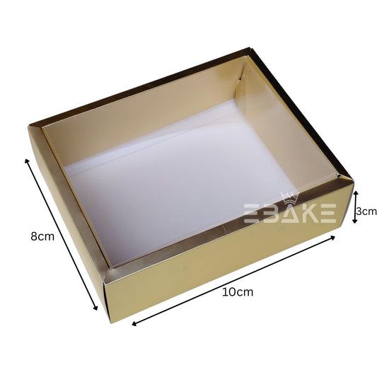 Hamper Box With Transparent Lid (Set of 2) 10*8*3