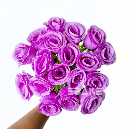 A1858 Lavender Rose Bouquet Bunch With Fillers (18 Roses & Fillers)