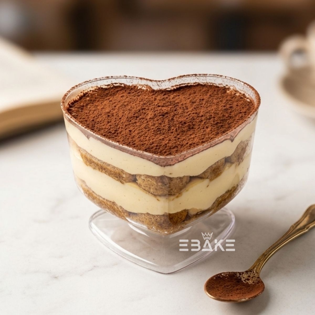 Heart Shaped Acrylic Dessert Cup / Mousse Cups (Set of 5)