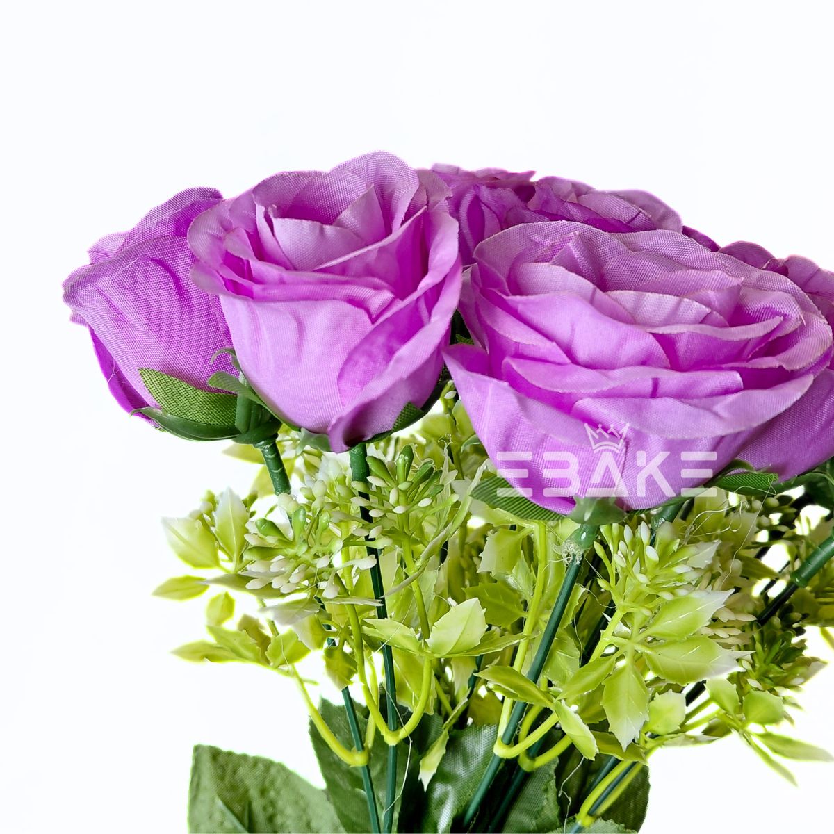 A1858 Lavender Rose Bouquet Bunch With Fillers (18 Roses & Fillers)
