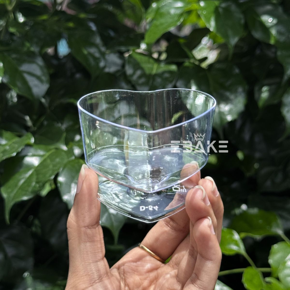 Heart Shaped Acrylic Dessert Cup / Mousse Cups (Set of 5)