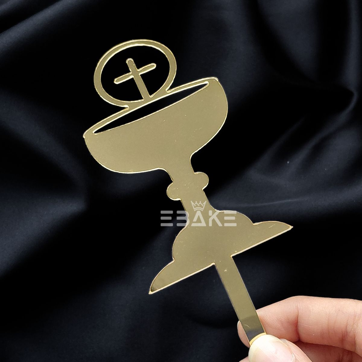 Ciborium Cake Topper Holy Communion Golden