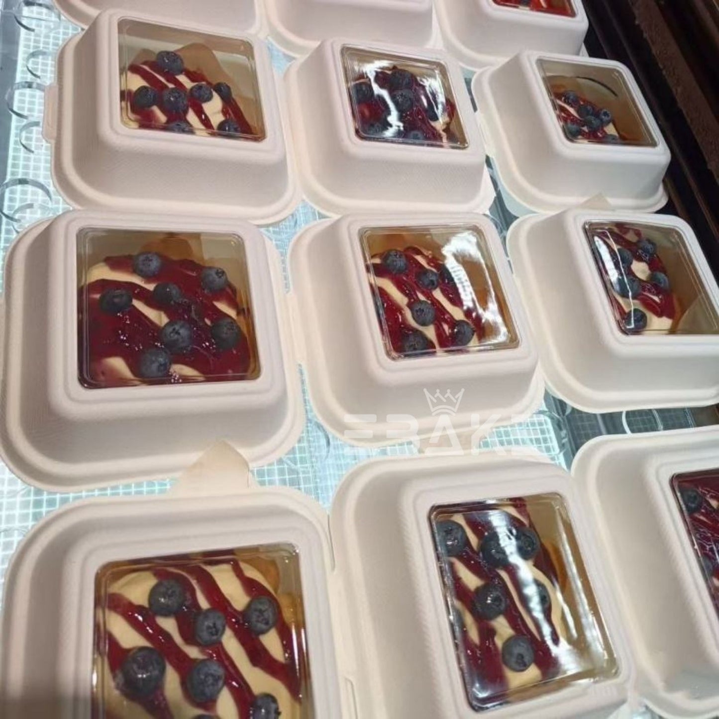 6" Bento With Transparent Window (Set of 5)