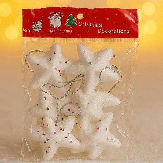 Stars Hangings /Christmas Tree Ornament 9220 (Set of 6 Pieces)