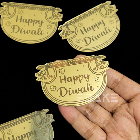 Happy Diwali 3 Inch Acrylic Coins